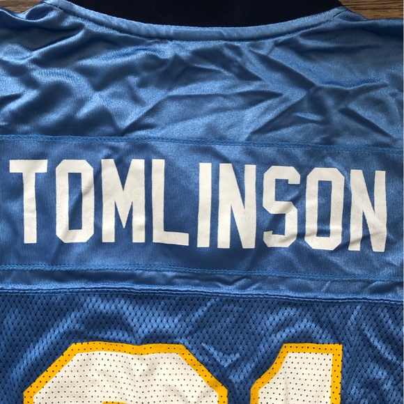 Tomlinson #21 Chargers NFL Reebok Football Jersey - Picture 7 of 11